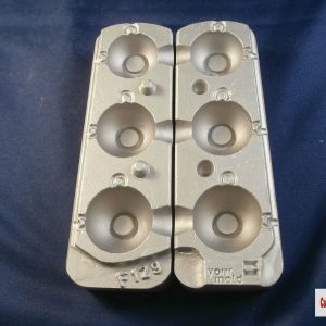 Ball head Jig mould with collar ideal for  conger ling use VMC 5/0 6/0 